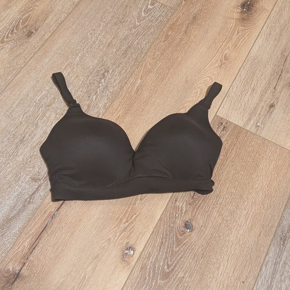 Seamless Nursing & Pumping Bra - Black